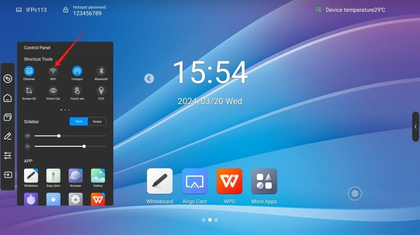 d12 (v100) interactive flat paenl wifi connection 20250320114711