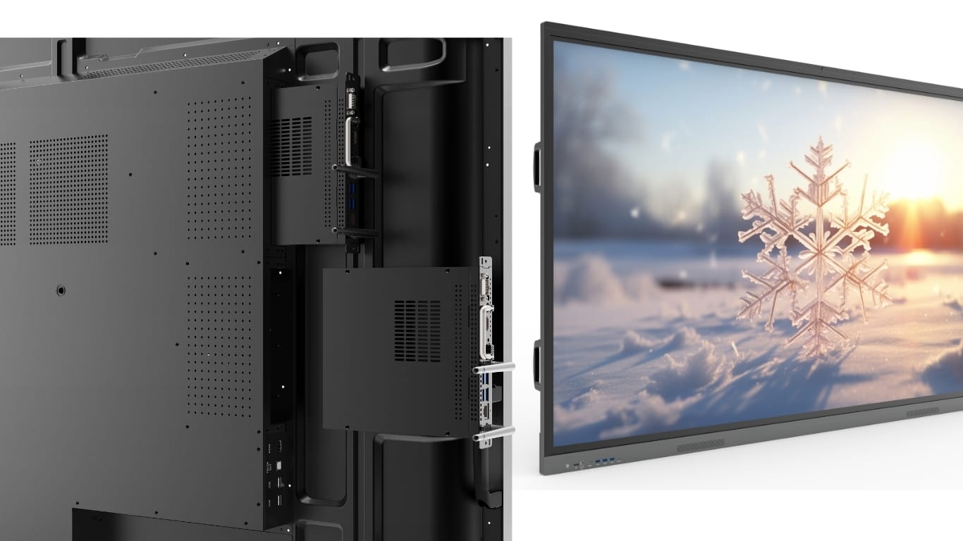 Android EDLA OPS and Windows OPS PC module dual ops interactive flat panel