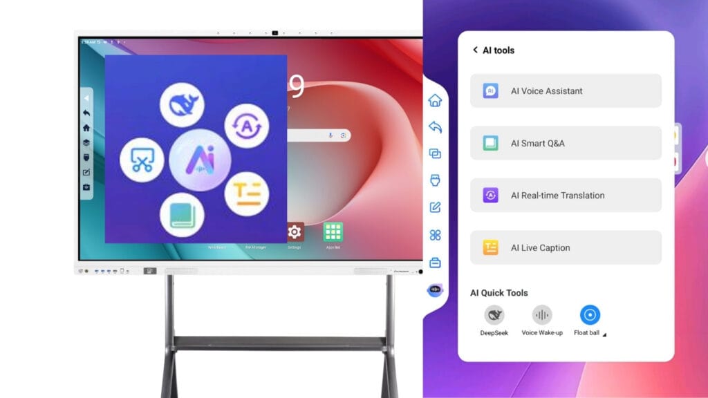 ai tools with voice assistant, ai q&a, ai real time translation ,deep seek