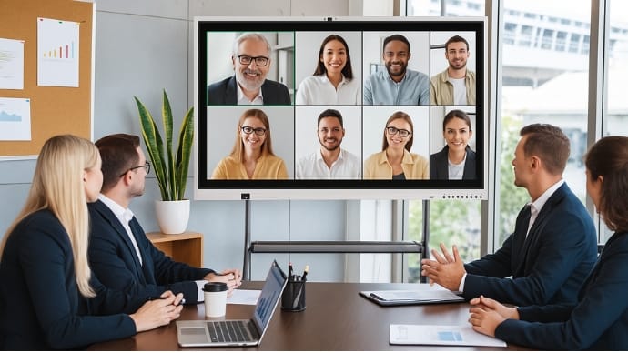 ds tech interactive display for meeting 690x388