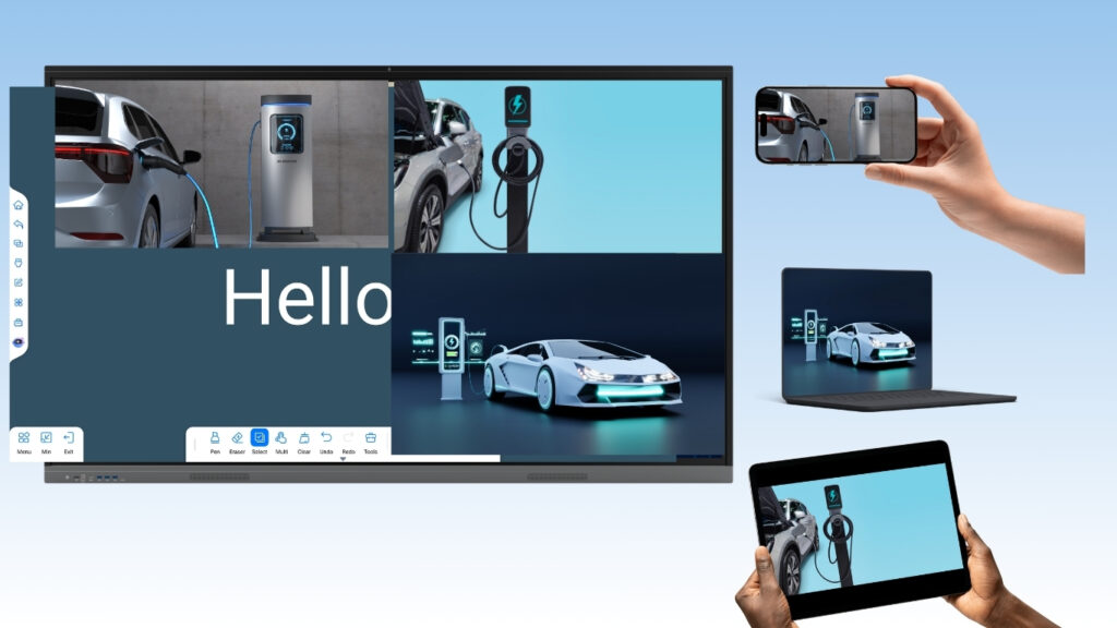 dual ops ifpd features ds tech smart board