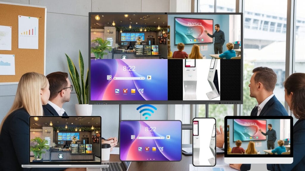 wireless screen share (ios, android, macos, windows)
