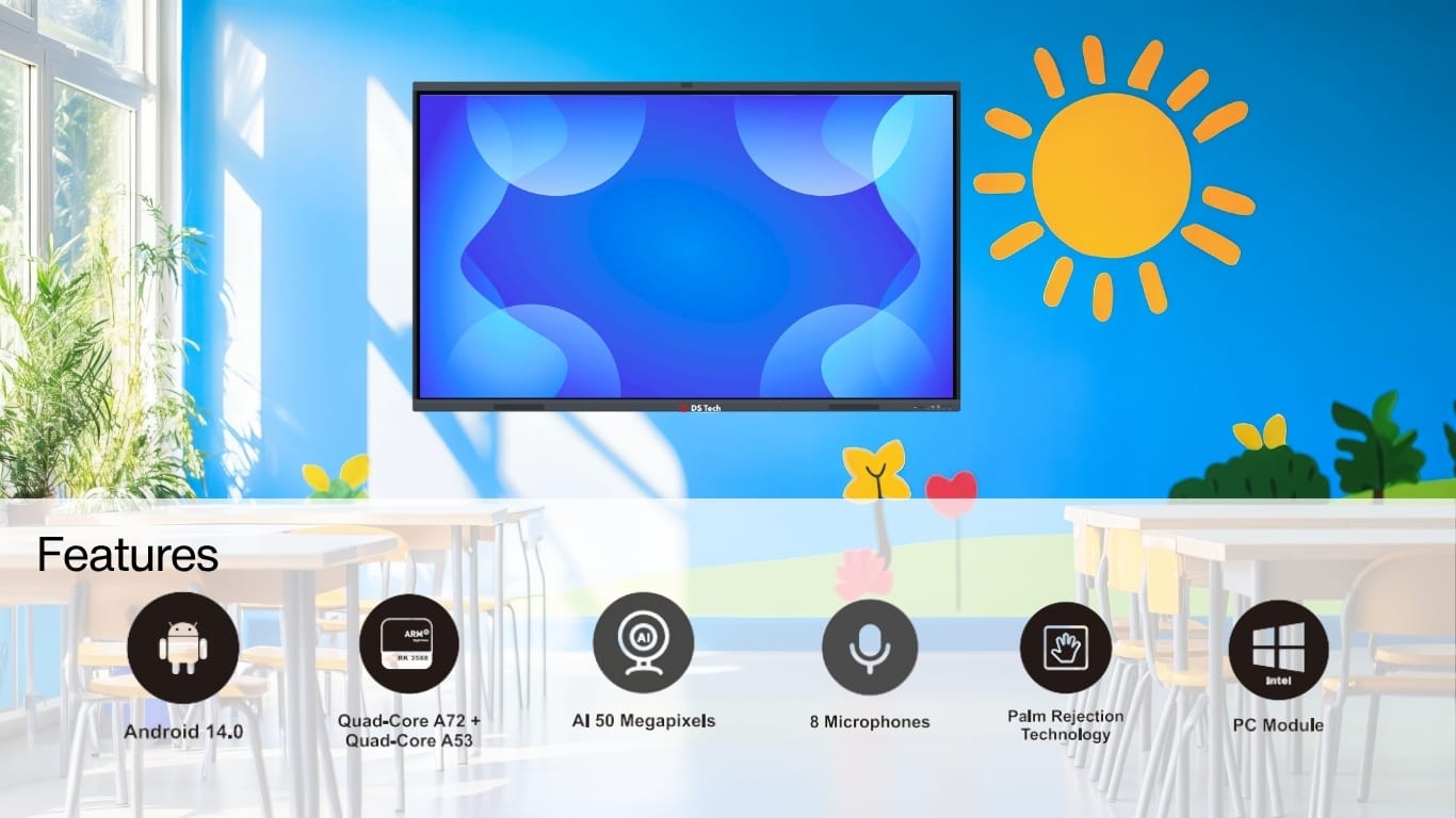 ds tech edla certified electronic whiteboard rk3576 (3)